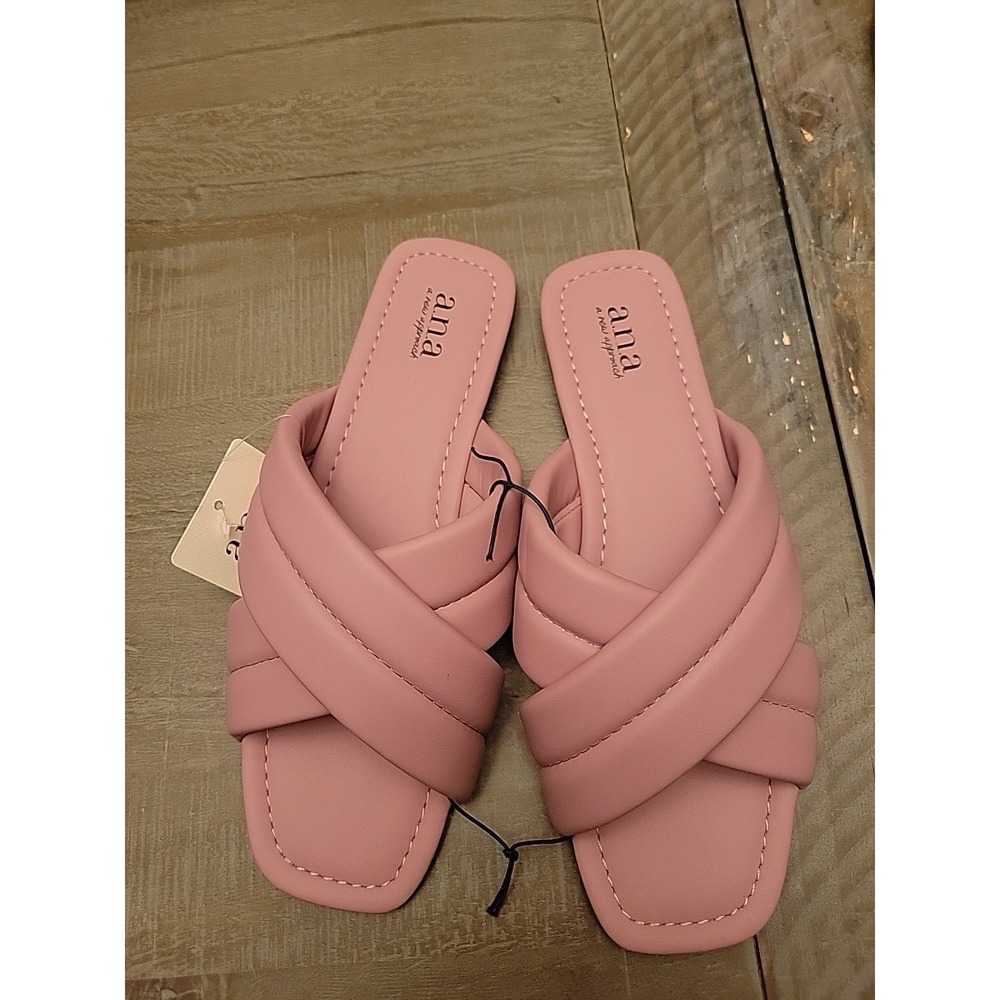 Pink Dress Slipper Shoes Size 8 M  a. n. a. ANA KAY Fabric Upper NEW Comfortable